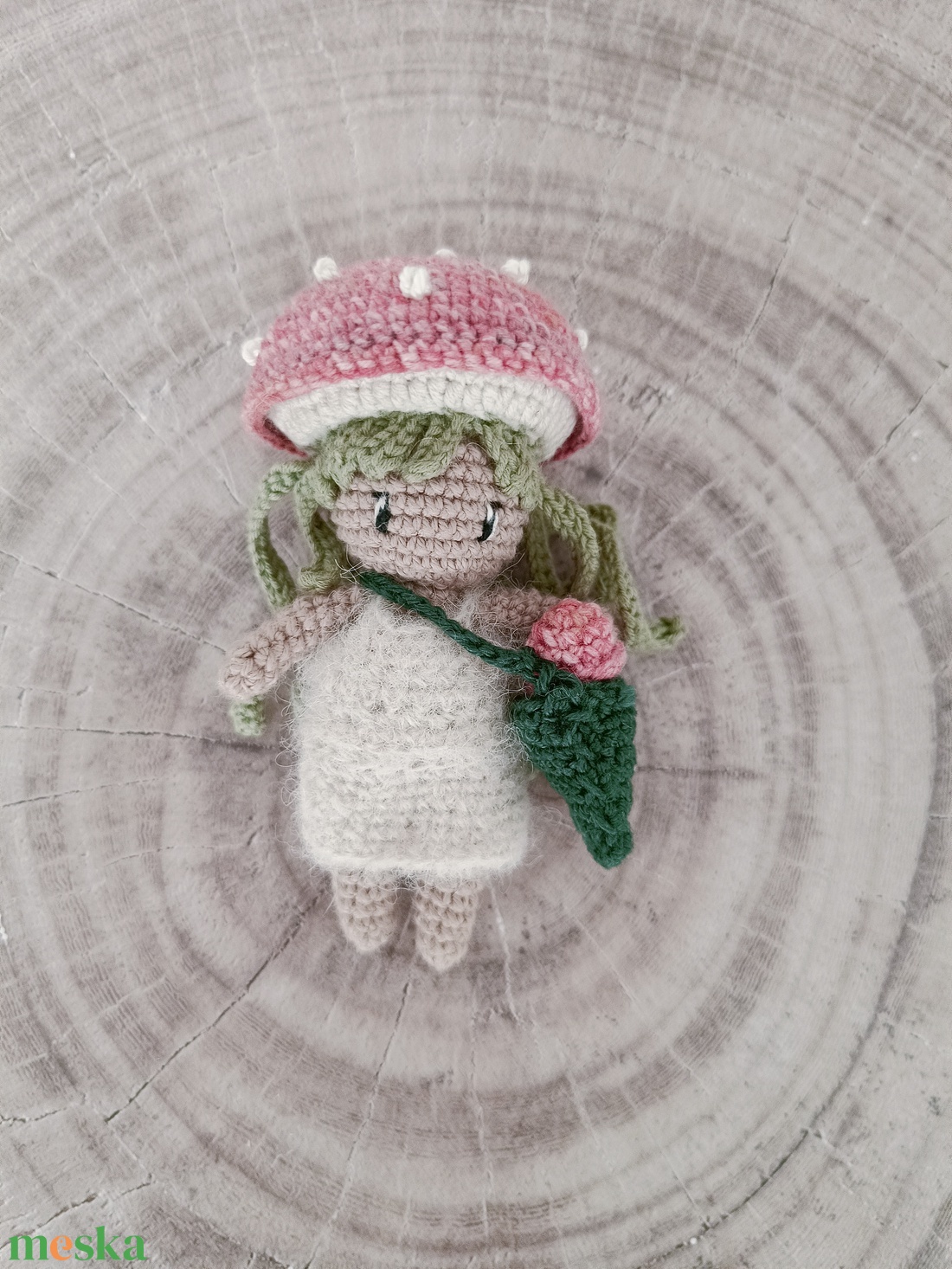 Horgolt gomba Baba - játék & sport - plüssállat & játékfigura - ember - Meska.hu