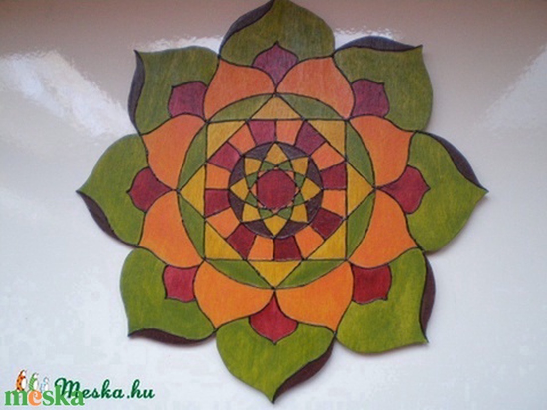 Őszi erdő mandala -  - Meska.hu