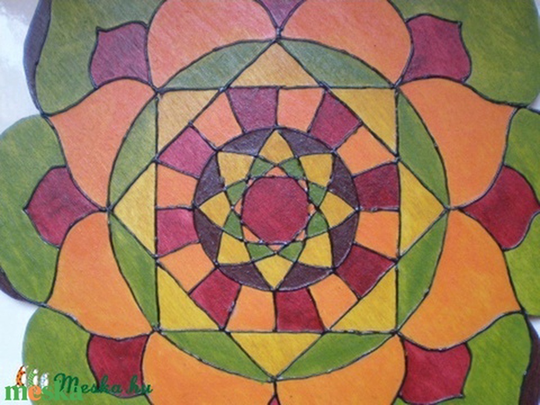 Őszi erdő mandala -  - Meska.hu