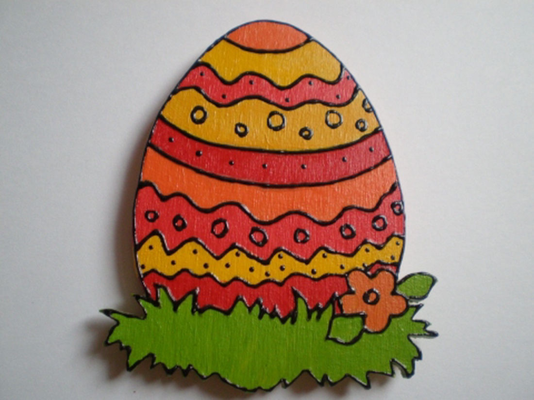 Pöttyös húsvéti tojás -  - Meska.hu