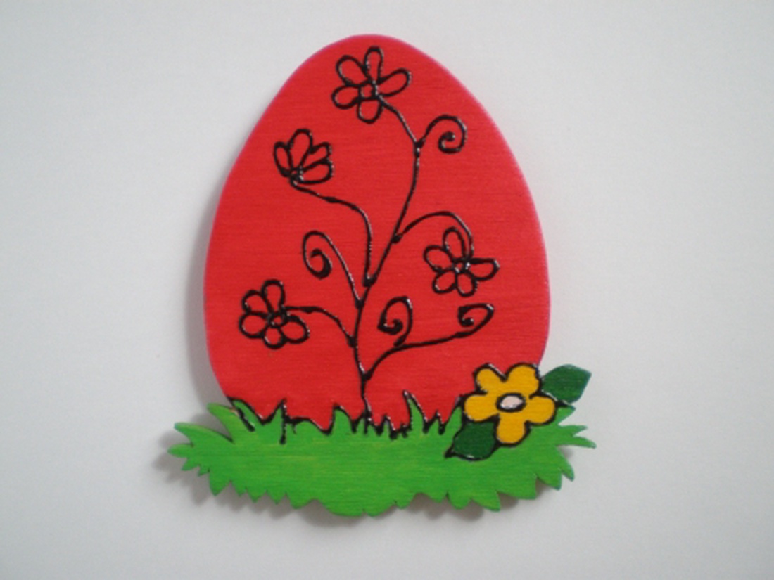 Virágos tojás -  - Meska.hu