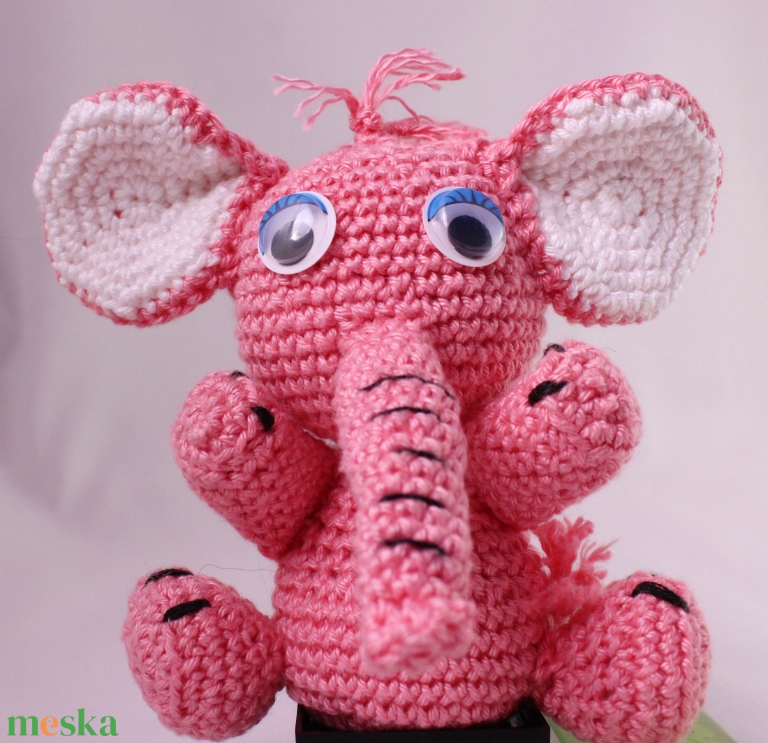 Fáni, az elefánt amigurumi - játék & sport - plüssállat & játékfigura - elefánt - Meska.hu Fáni, az elefánt amigurumi - játék & sport - plüssállat & játékfigura - elefánt - Meska.hu
