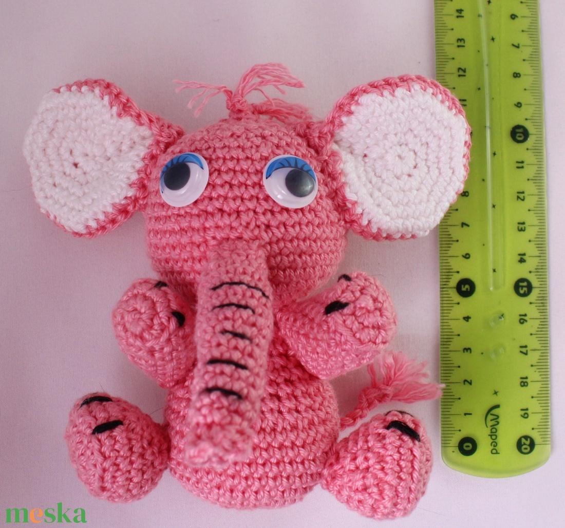 Fáni, az elefánt amigurumi - játék & sport - plüssállat & játékfigura - elefánt - Meska.hu Fáni, az elefánt amigurumi - játék & sport - plüssállat & játékfigura - elefánt - Meska.hu