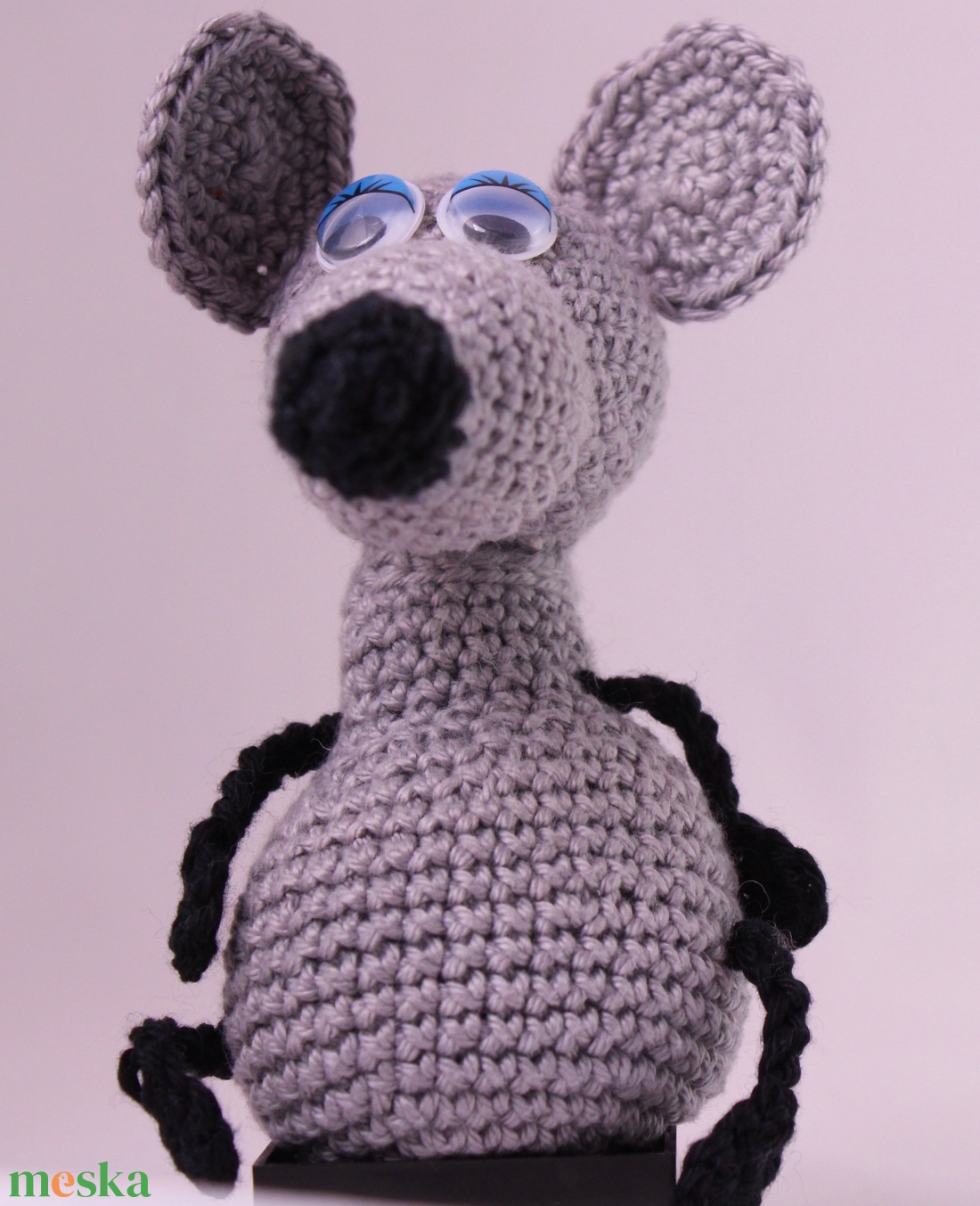 Pocak egér amigurumi - játék & sport - plüssállat & játékfigura - egér - Meska.hu