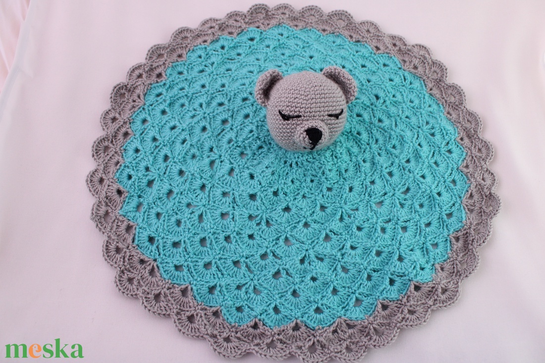 Szürke maci szundikendő, amigurumi - játék & sport - 3 éves kor alattiaknak - alvóka & rongyi - Meska.hu Szürke maci szundikendő, amigurumi - játék & sport - 3 éves kor alattiaknak - alvóka & rongyi - Meska.hu