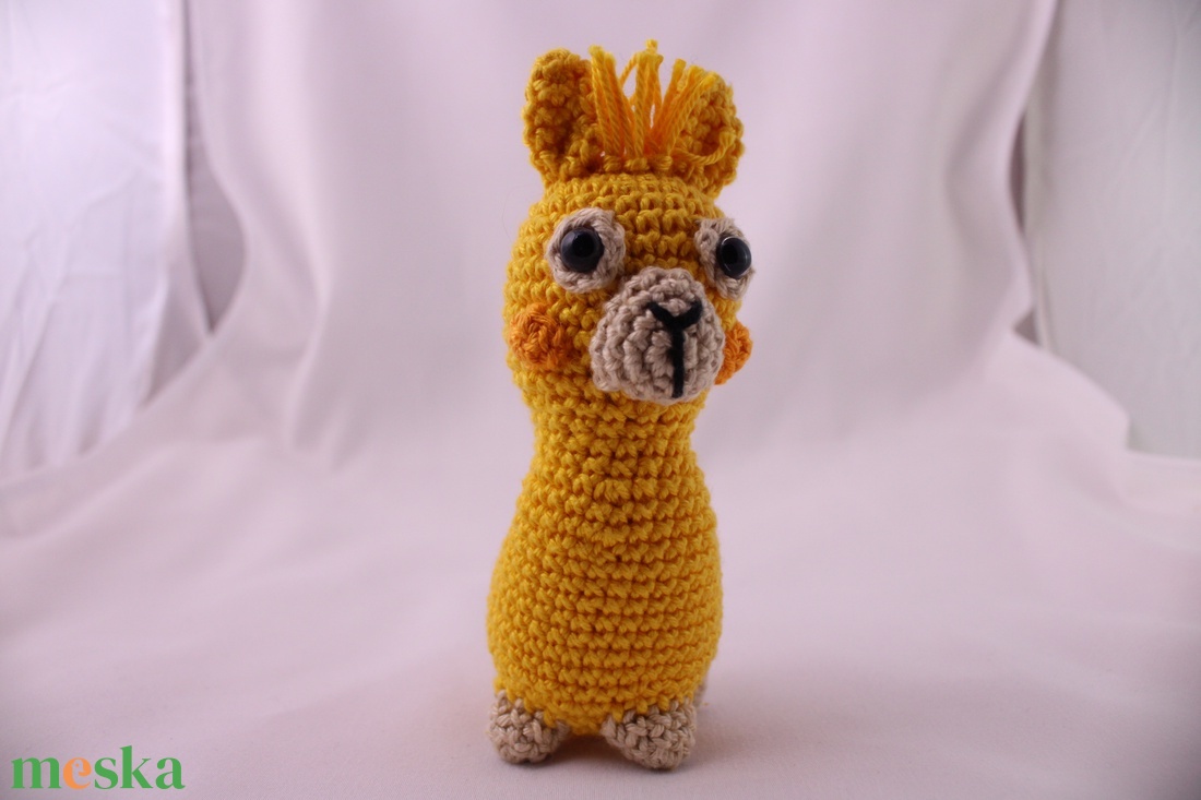Elek, a láma amigurumi - játék & sport - plüssállat & játékfigura - láma - Meska.hu Elek, a láma amigurumi - játék & sport - plüssállat & játékfigura - láma - Meska.hu