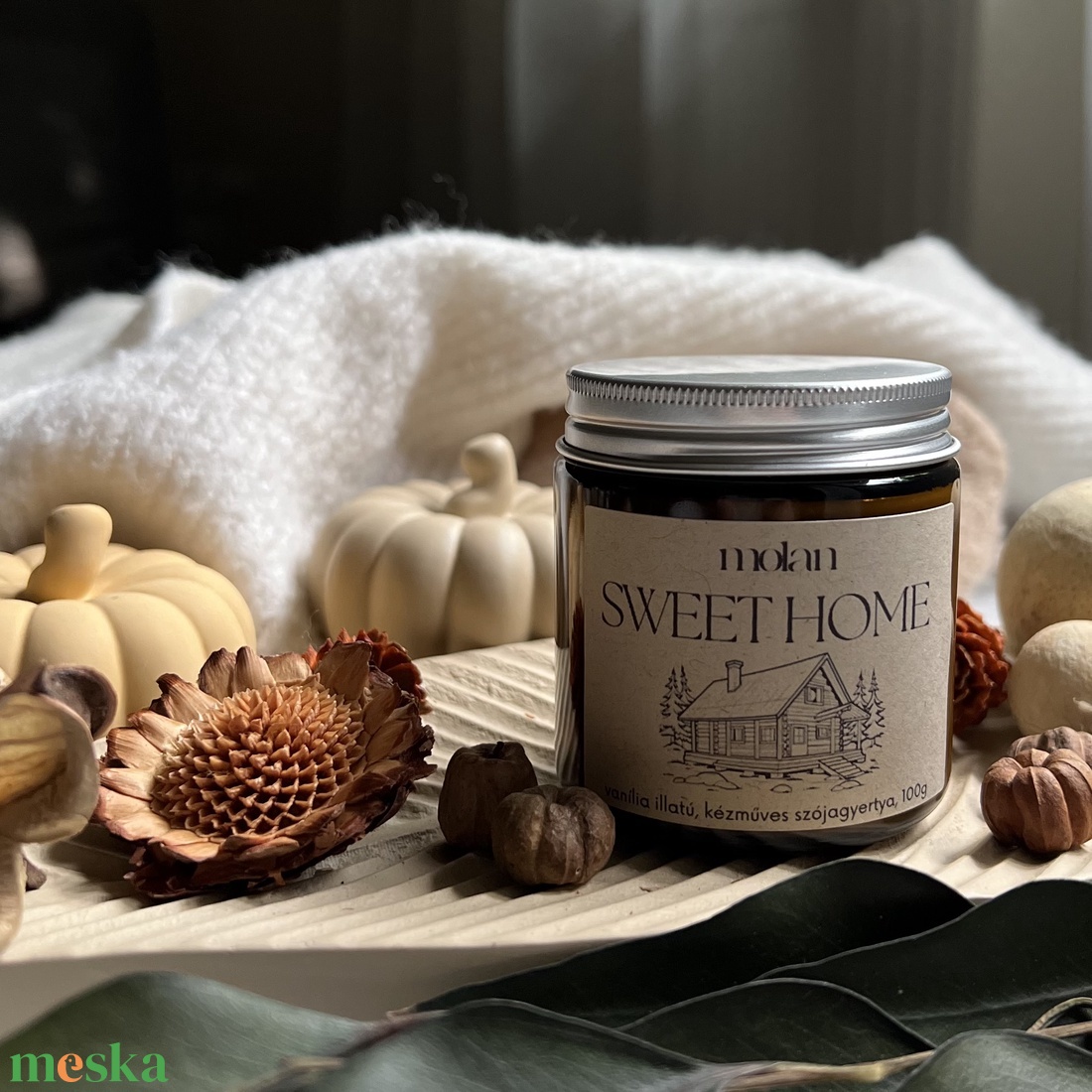 Szójagyertya - Vanília 100g - otthon & életmód - gyertya, illat, aroma - gyertya - Meska.hu Szójagyertya - Vanília 100g - otthon & életmód - gyertya, illat, aroma - gyertya - Meska.hu