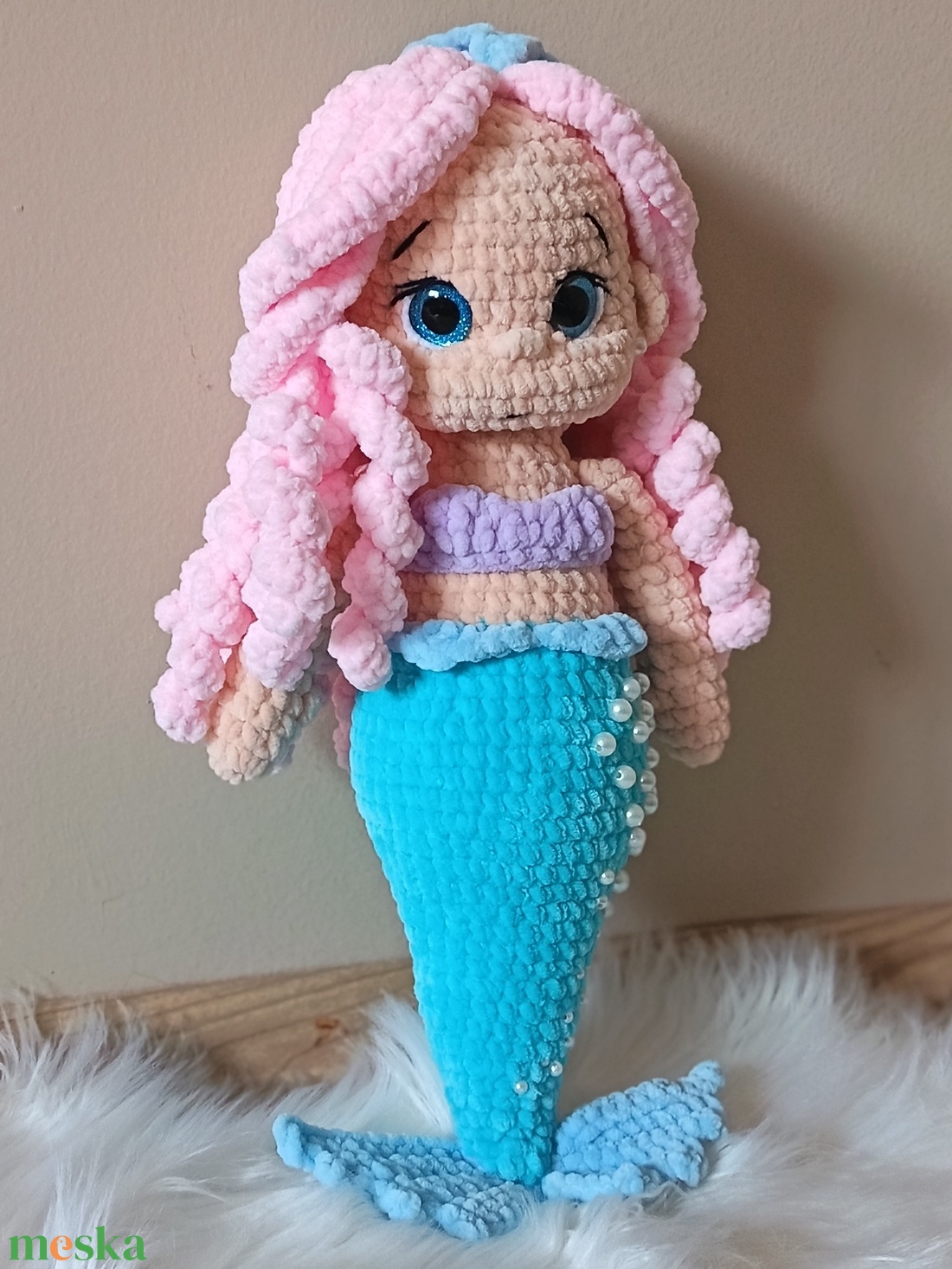 Sellő - játék & sport - plüssállat & játékfigura - plüss mesefigurák - Meska.hu