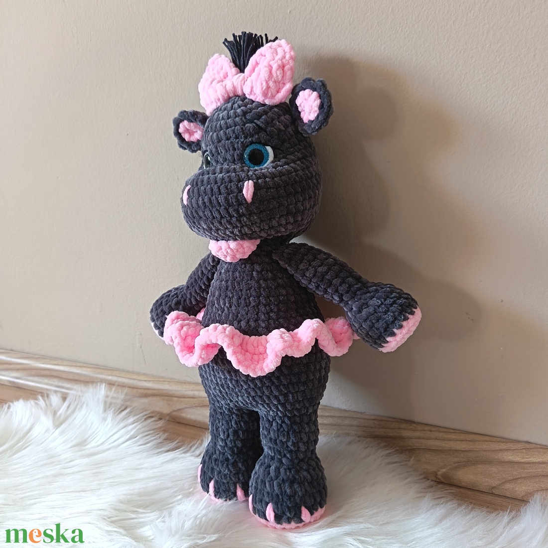 Víziló - játék & sport - plüssállat & játékfigura - más figura - Meska.hu