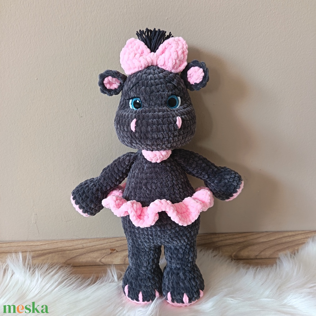 Víziló - játék & sport - plüssállat & játékfigura - más figura - Meska.hu