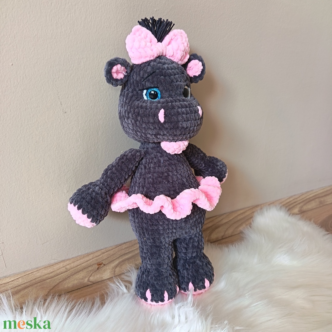 Víziló - játék & sport - plüssállat & játékfigura - más figura - Meska.hu