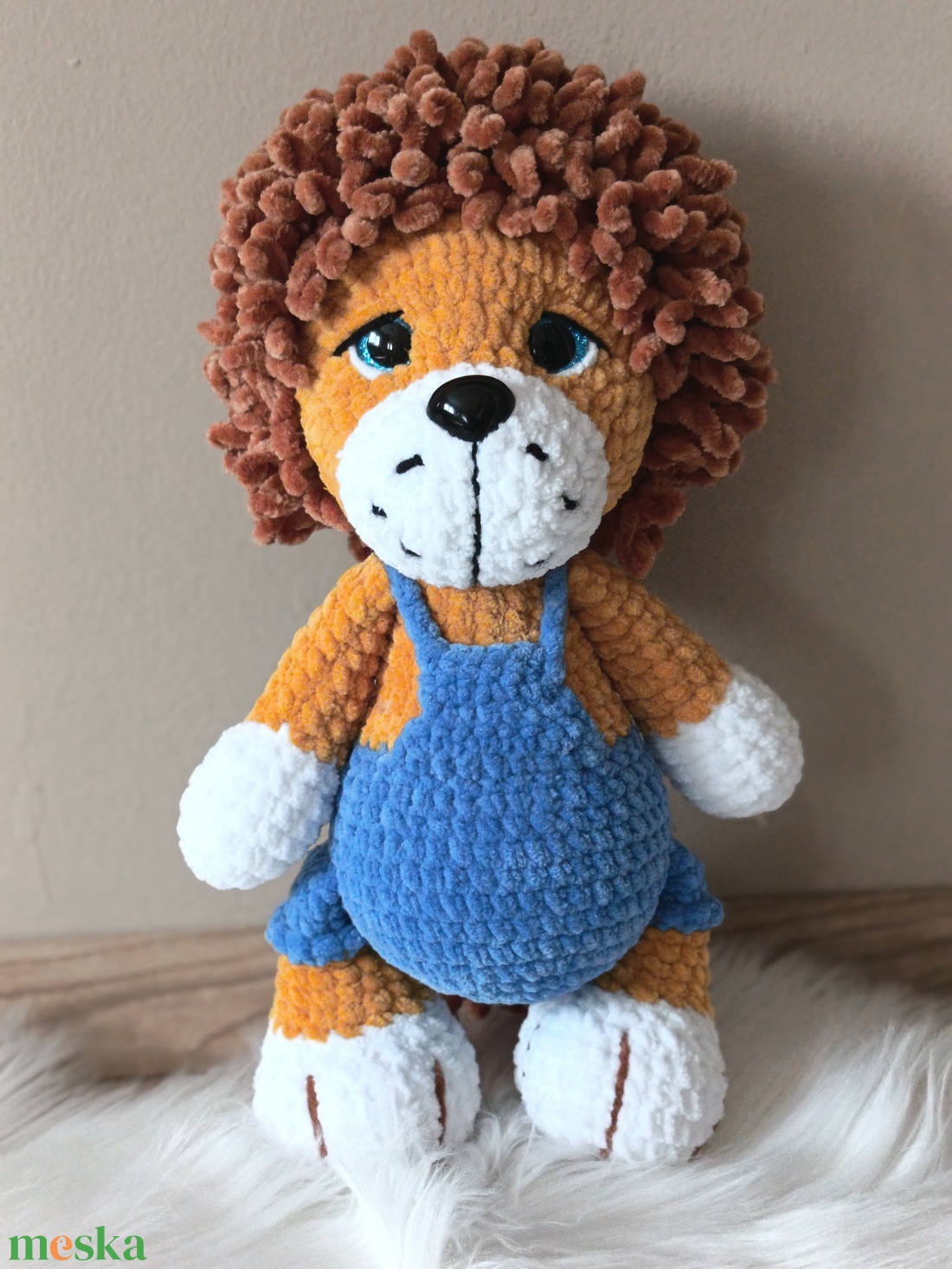 Oroszlán  - játék & sport - plüssállat & játékfigura - oroszlán - Meska.hu