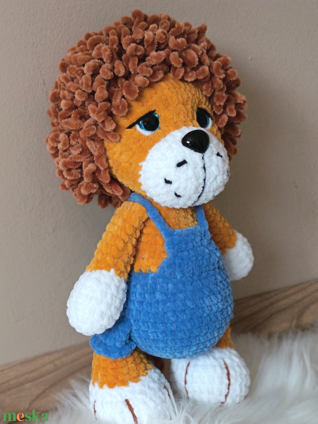 Oroszlán  - játék & sport - plüssállat & játékfigura - oroszlán - Meska.hu