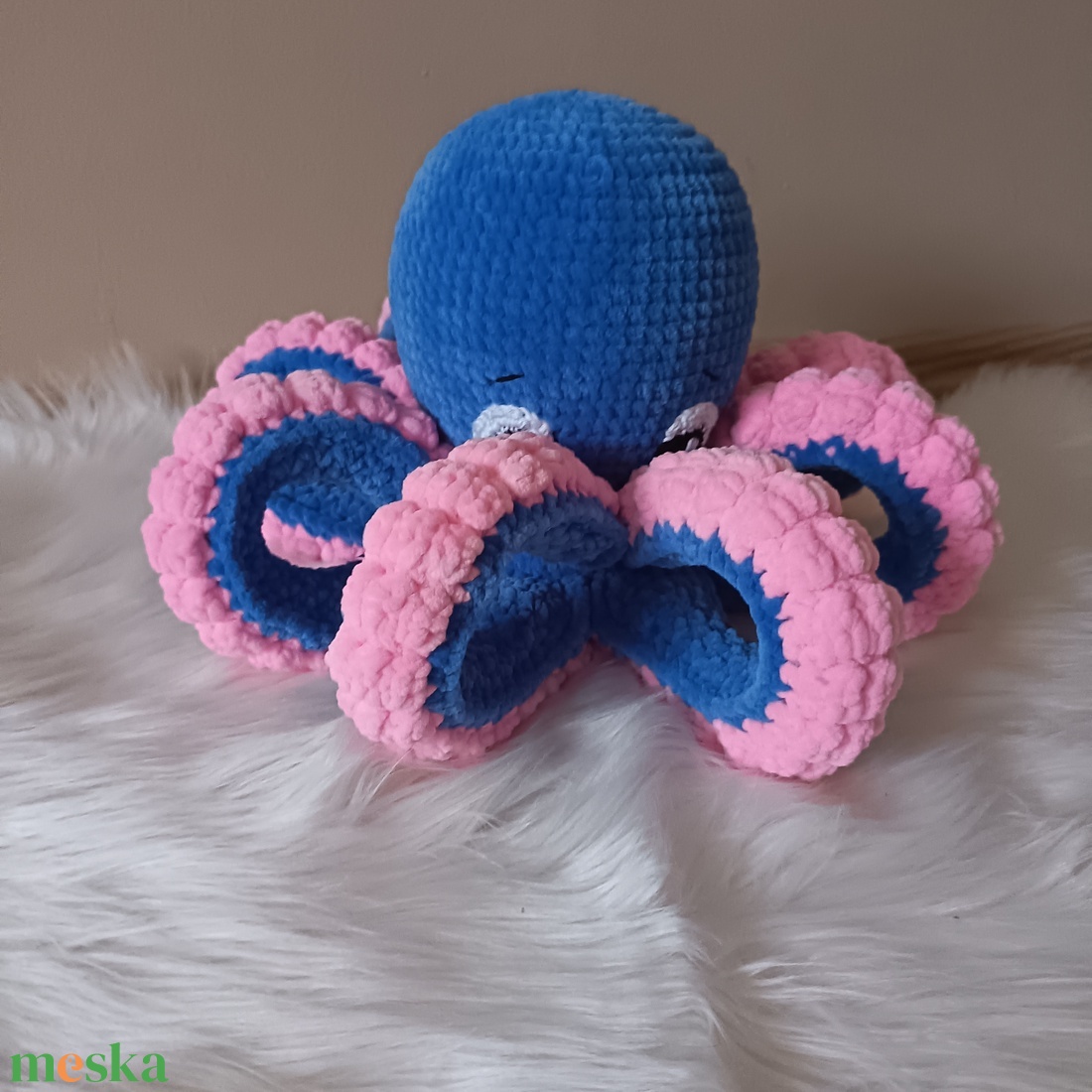 Óriás polip - játék & sport - plüssállat & játékfigura - polip, medúza - Meska.hu