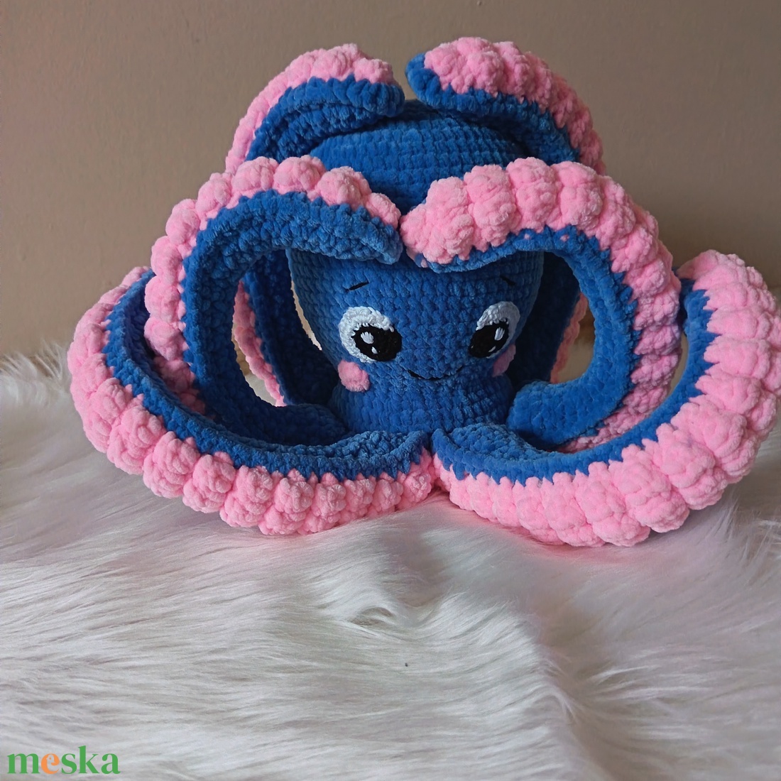 Óriás polip - játék & sport - plüssállat & játékfigura - polip, medúza - Meska.hu