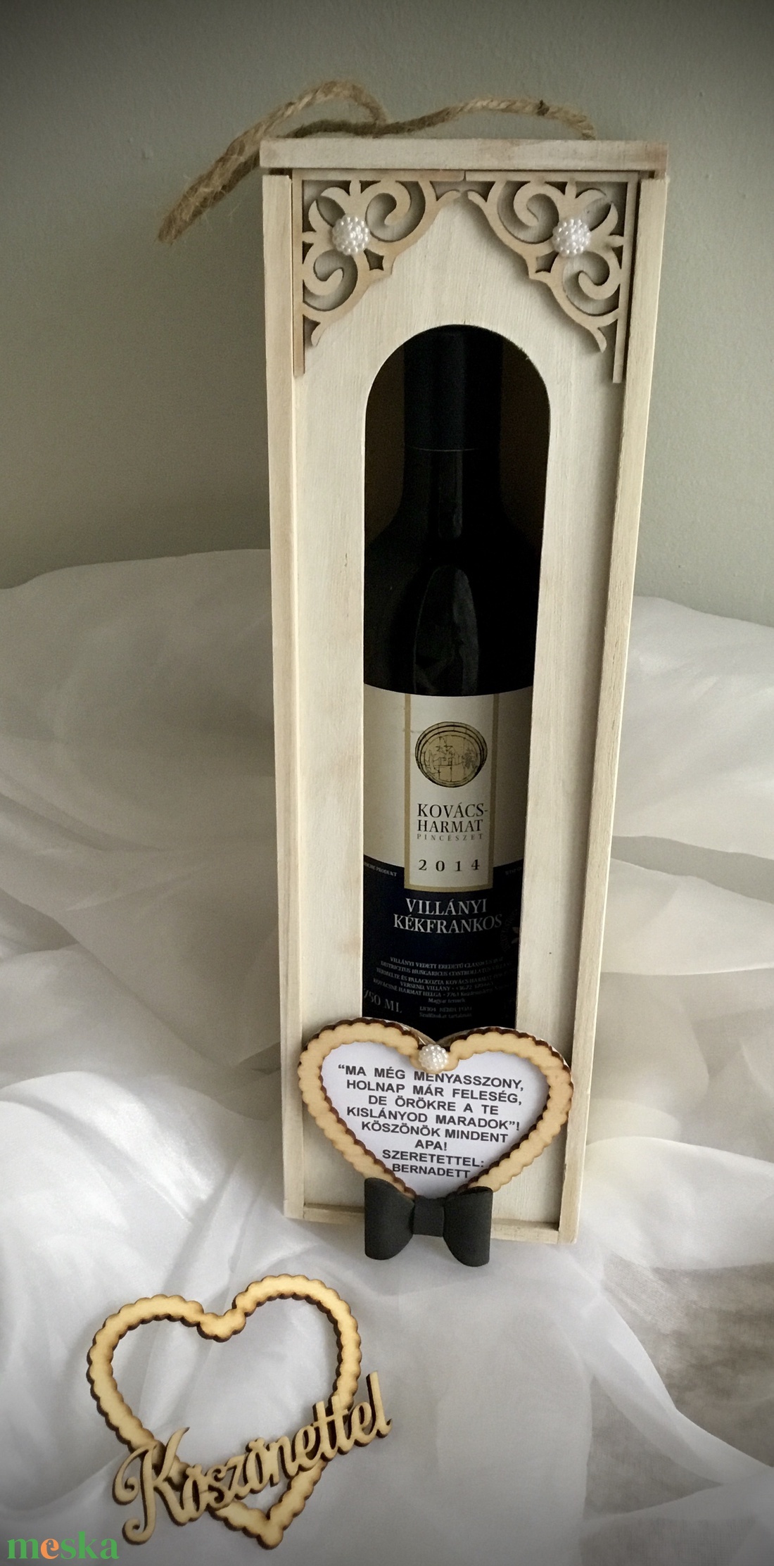 �KÖSZÖNÖM APA-Szülőköszöntő Esküvőre-Édesapa Köszöntő Ajándék- - esküvő - emlék & ajándék - szülőköszöntő ajándék - Meska.hu