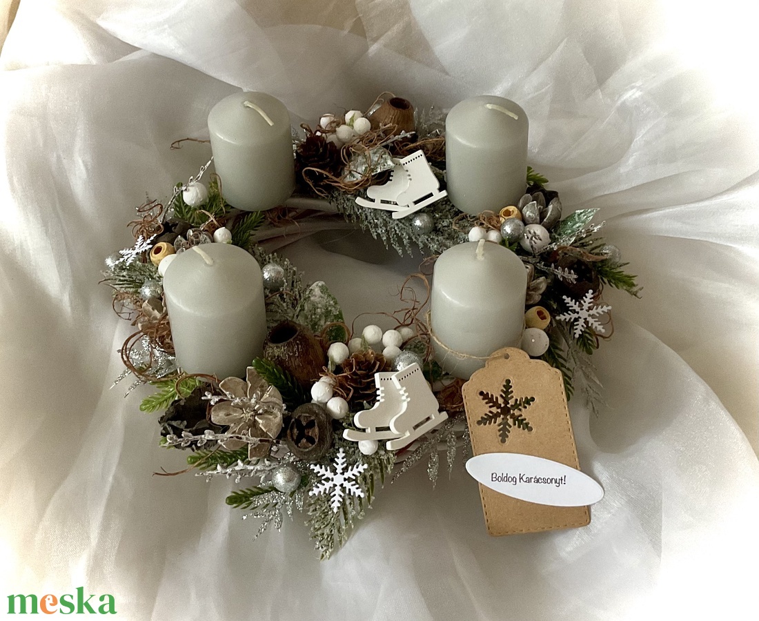 ADVENTI-KORCSOLYÁK-Adventi Koszorú-Adventi Asztaldísz - karácsony - adventi díszek - adventi koszorú - Meska.hu ADVENTI-KORCSOLYÁK-Adventi Koszorú-Adventi Asztaldísz - karácsony - adventi díszek - adventi koszorú - Meska.hu