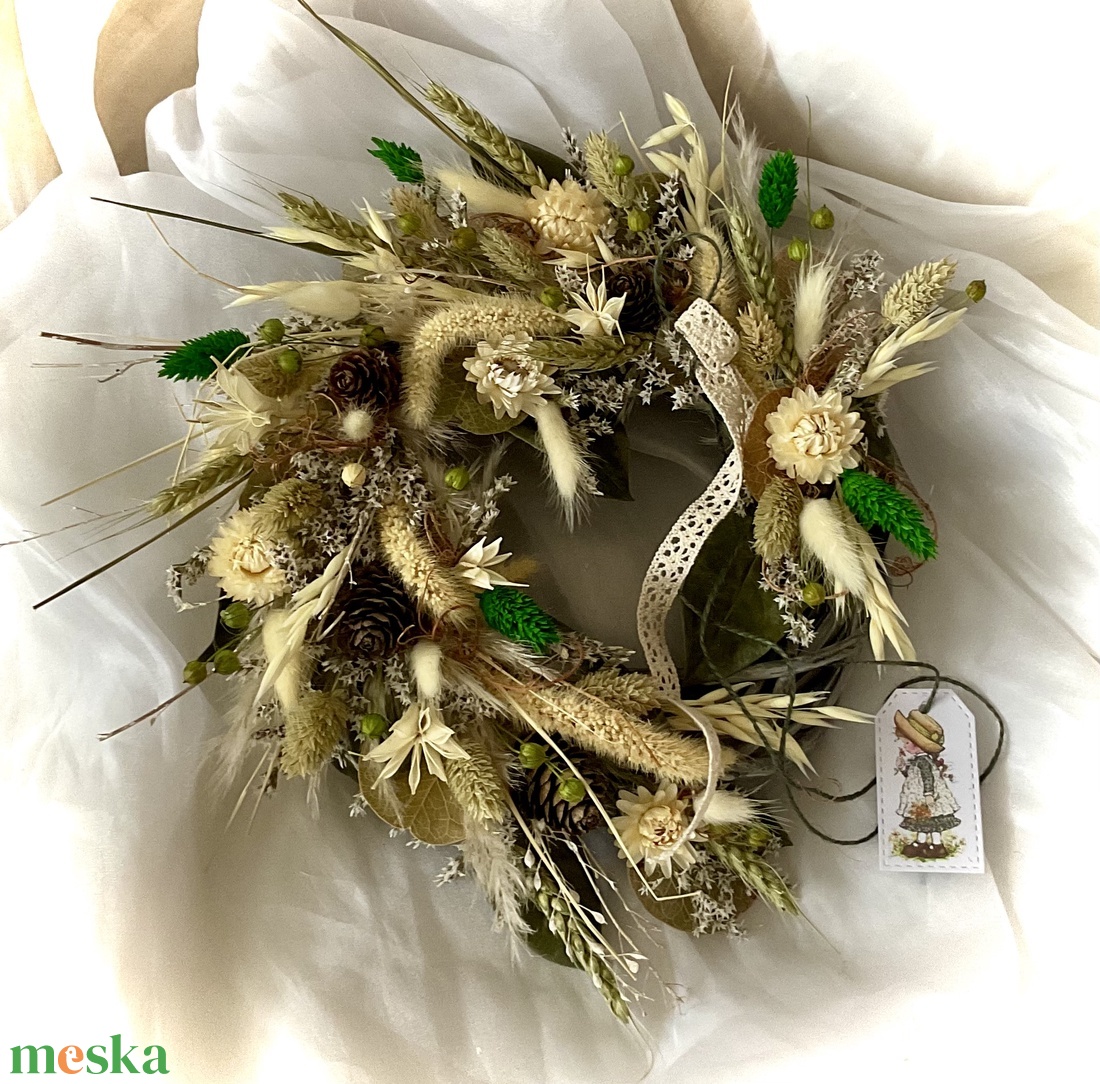 BOHO-BÚZA-Greenery Stílusban-Szárazvirág Koszorú-Szárazvirág Kopogtató-Ajtódísz- - otthon & életmód - dekoráció - ajtó- és ablak dekoráció - ajtódísz & kopogtató - Meska.hu BOHO-BÚZA-Greenery Stílusban-Szárazvirág Koszorú-Szárazvirág Kopogtató-Ajtódísz- - otthon & életmód - dekoráció - ajtó- és ablak dekoráció - ajtódísz & kopogtató - Meska.hu