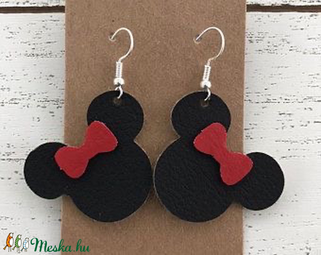 Minnie Mouse-Fülbevaló- - ékszer - fülbevaló - lógós kerek fülbevaló - Meska.hu Minnie Mouse-Fülbevaló- - ékszer - fülbevaló - lógós kerek fülbevaló - Meska.hu