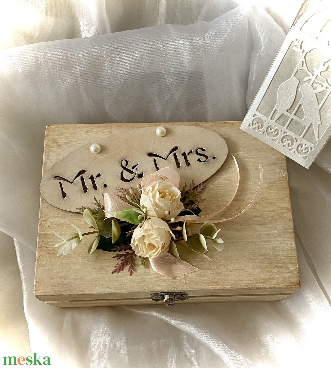 MR.andMRS.Pénzátadó és Ajándékdoboz Esküvőre- - esküvő - emlék & ajándék - nászajándék - esküvői pénzátadó doboz - Meska.hu