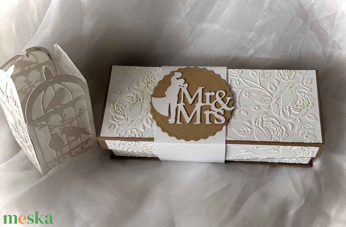 �Mr. and Mrs.-LUCK DAY-Pénzátadó Dobozka- Esküvőre- - esküvő - nászajándék - esküvői pénzátadó boríték, kártya - Meska.hu