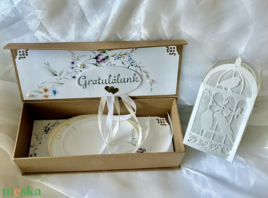 �WEDDING-DAY-Pénzátadó Dobozka- Esküvőre- - esküvő - nászajándék - esküvői pénzátadó boríték, kártya - Meska.hu