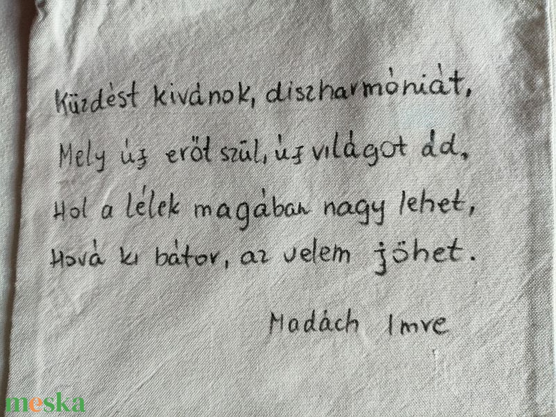 Őszi álom festett textilszatyor - táska & tok - bevásárlás & shopper táska - shopper, textiltáska, szatyor - Meska.hu