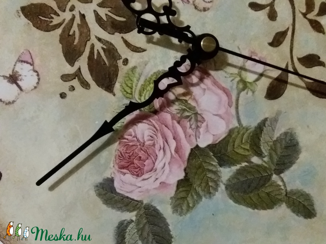 Vintage jellegű falióra - otthon & életmód - dekoráció - Meska.hu