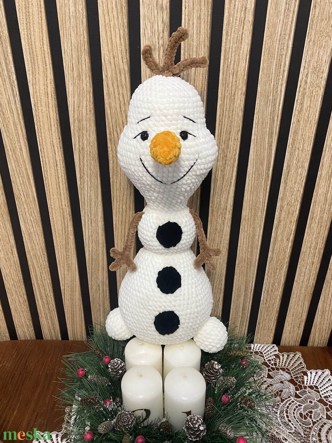 Horgolt Oláf - baba - mama - baba játékok - szundikendő, alvóka - Meska.hu