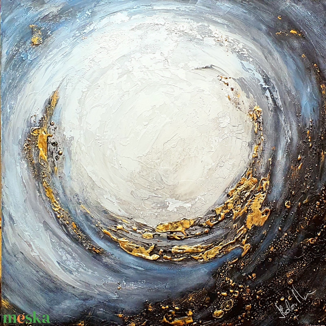 Galaxis -a 8. Nap - művészet - festmény - akril - Meska.hu