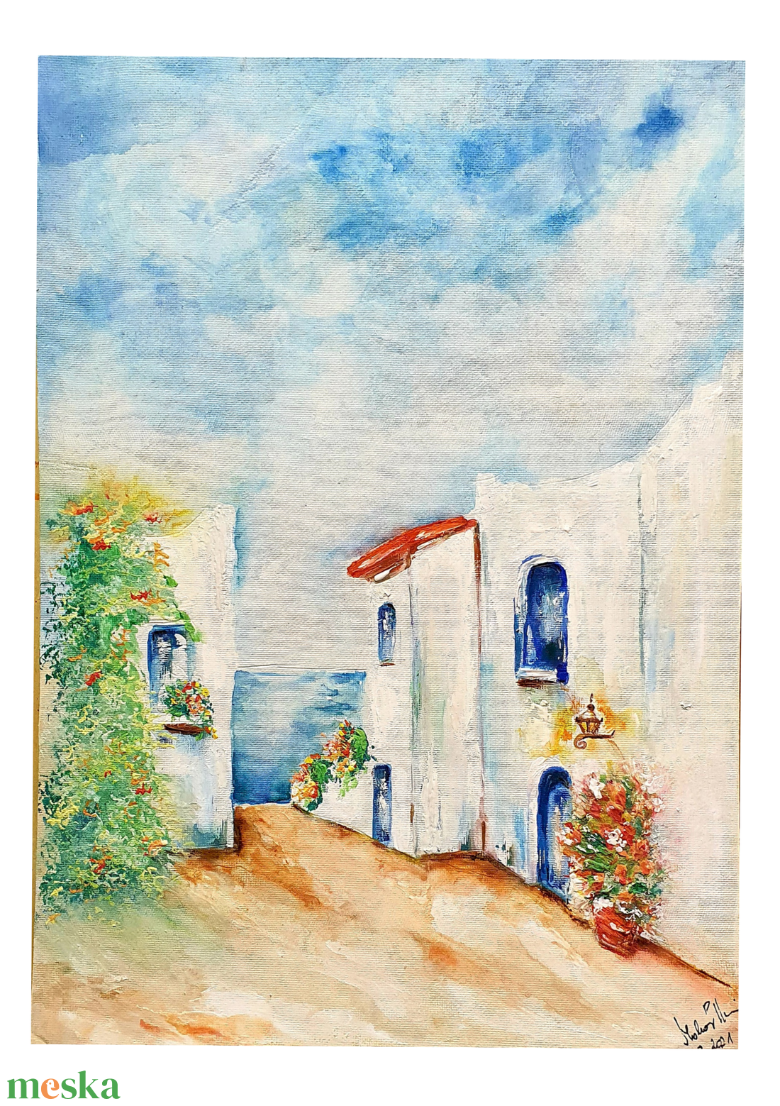 Mediterran 8. - Mediterran hangulat - művészet - festmény - akril - Meska.hu Mediterran 8. - Mediterran hangulat - művészet - festmény - akril - Meska.hu