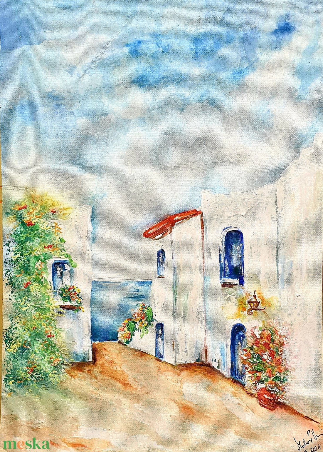 Mediterran 8. - Mediterran hangulat - művészet - festmény - akril - Meska.hu Mediterran 8. - Mediterran hangulat - művészet - festmény - akril - Meska.hu