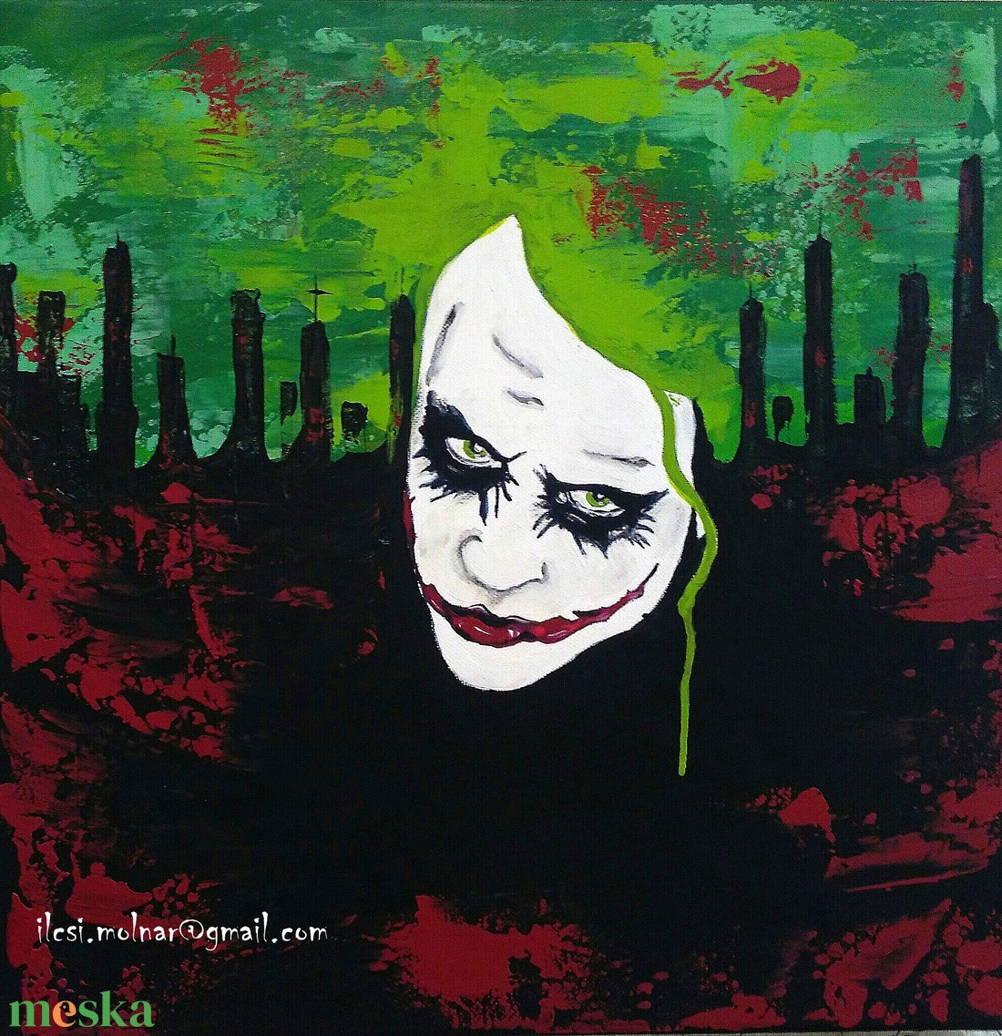 Joker 2.  - művészet - festmény - akril - Meska.hu