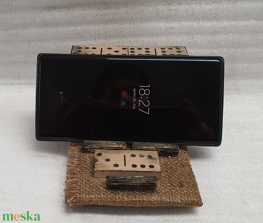 Telefontartó vintage -  Dominó-elv   - otthon & életmód - dekoráció - asztal és polc dekoráció - dekorációs tál, tartó - Meska.hu