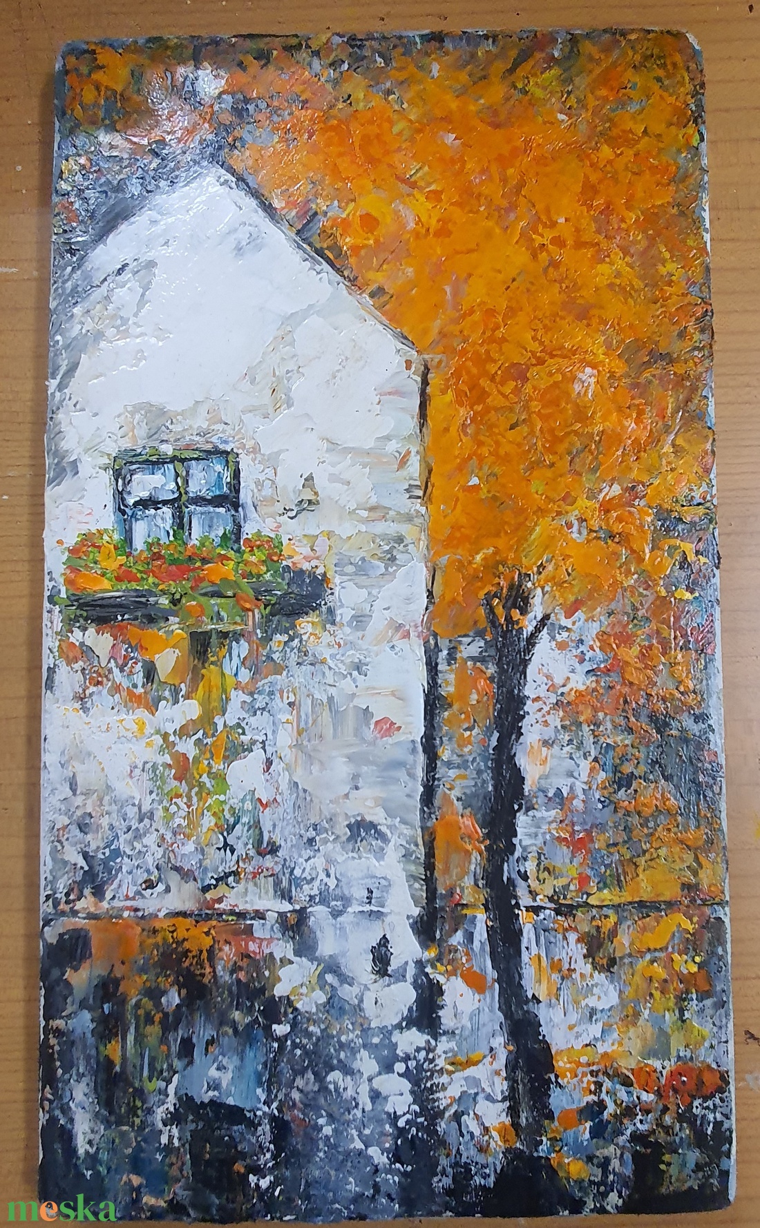   Lak   - művészet - festmény - festmény vegyes technika - Meska.hu