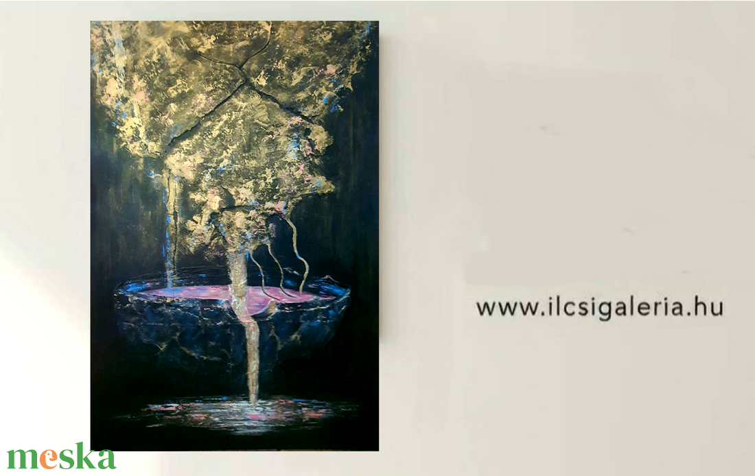 Világkehely - művészet - festmény - akril - Meska.hu