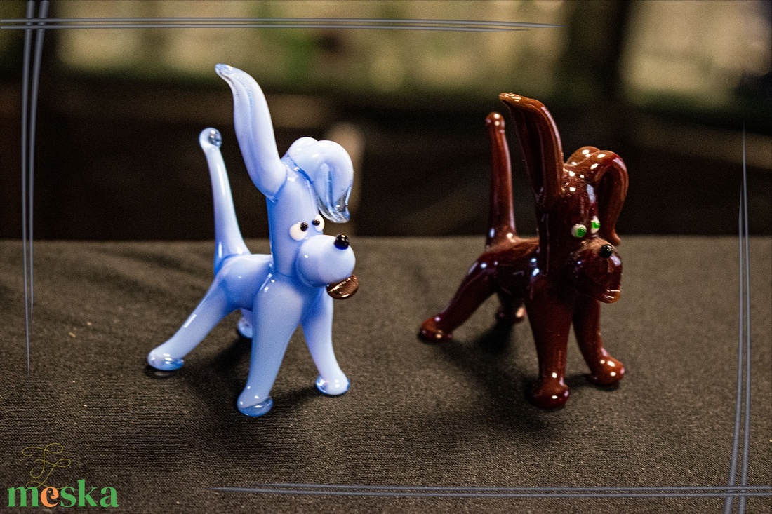 Üveg kutya - otthon & életmód - dekoráció - asztal és polc dekoráció - díszüveg - Meska.hu