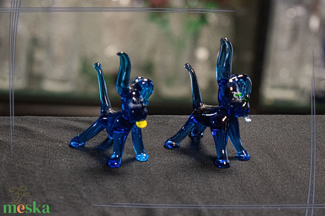 Üveg kutya - otthon & életmód - dekoráció - asztal és polc dekoráció - díszüveg - Meska.hu