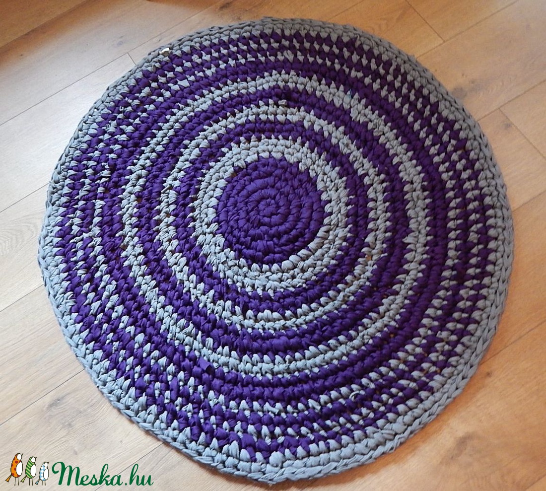  Rag rug Horgolt szőnyeg rongyszőnyeg - otthon & életmód - lakástextil - szőnyeg - horgolt szőnyeg - Meska.hu