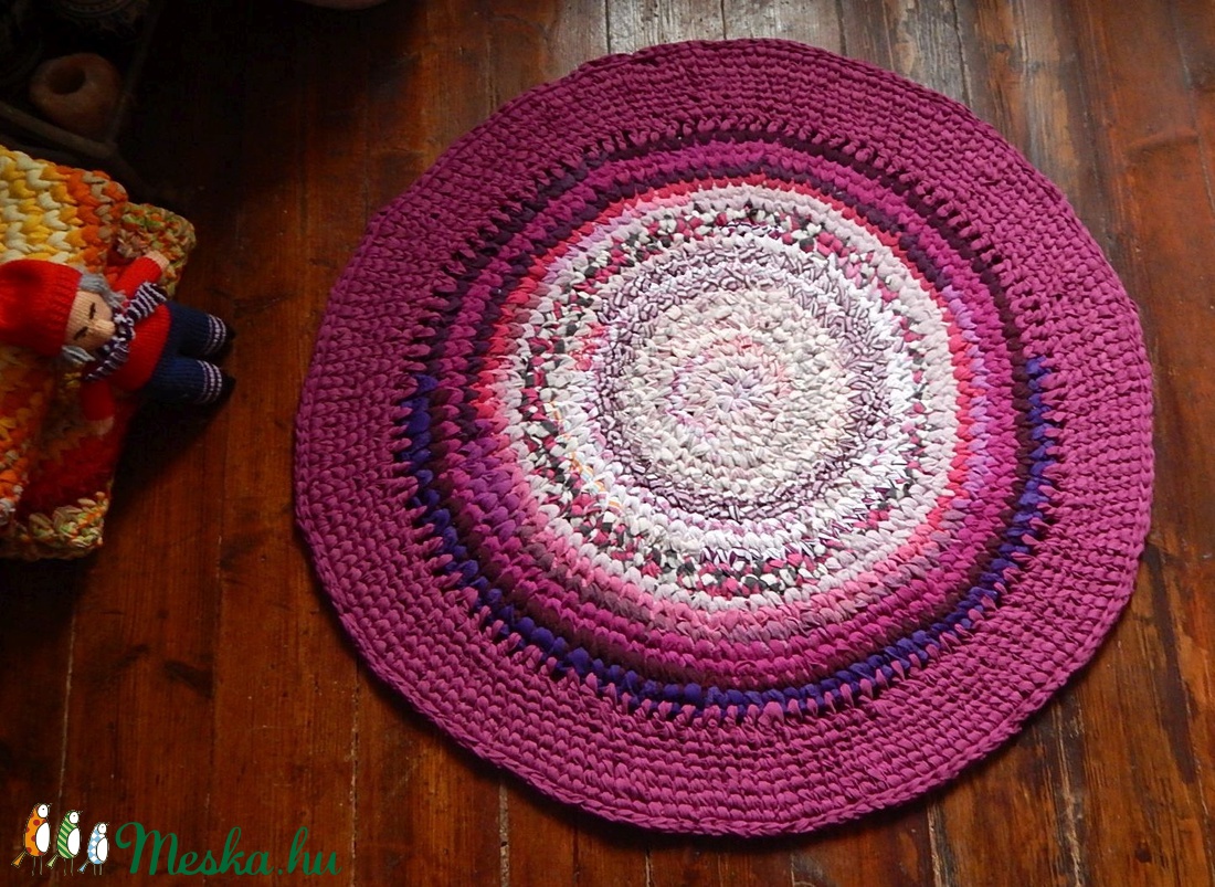 Rag rug Horgolt szőnyeg rongyszőnyeg - otthon & lakás - lakástextil - szőnyeg - Meska.hu Rag rug Horgolt szőnyeg rongyszőnyeg - otthon & lakás - lakástextil - szőnyeg - Meska.hu