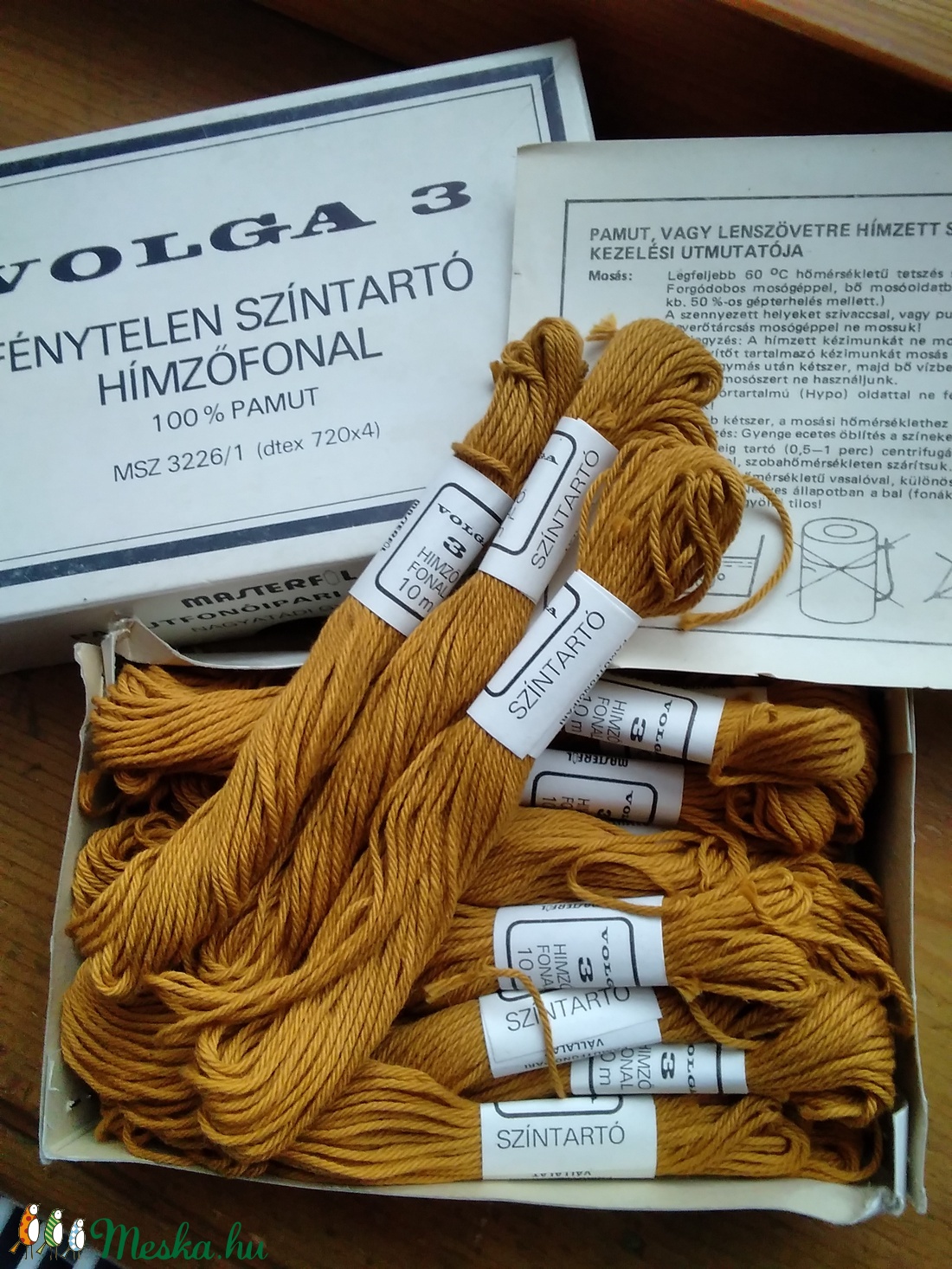 Volga pamut hímzőfonal - kellékek & szerszámok - pamutfonal - pamutfonal - Meska.hu