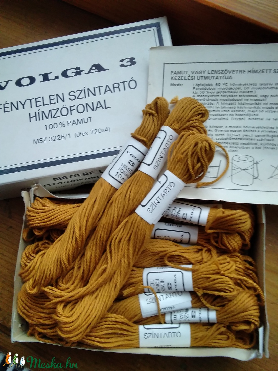 Volga pamut hímzőfonal - kellékek & szerszámok - pamutfonal - pamutfonal - Meska.hu