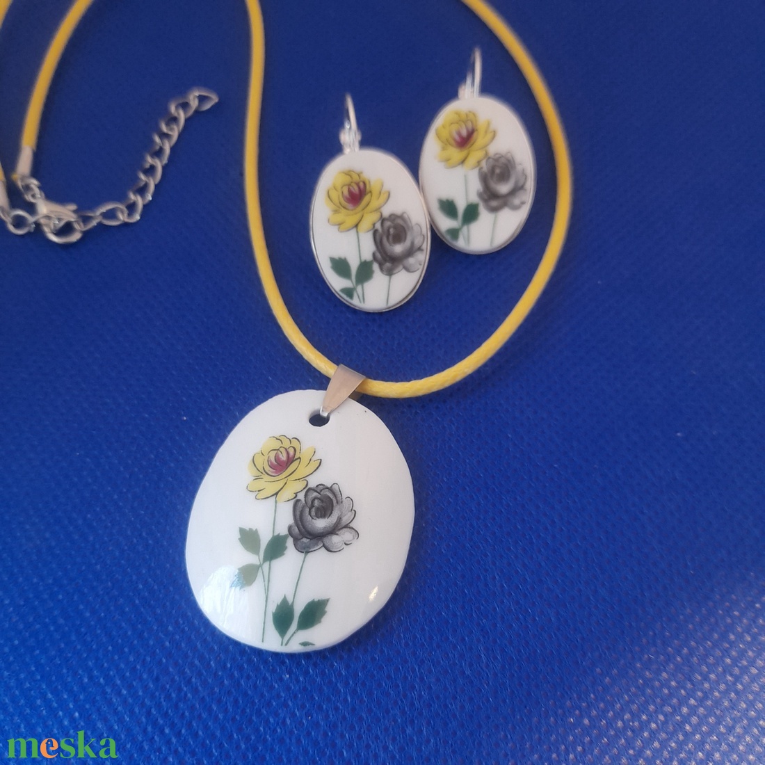  Porcelán ékszer garnitúra.  - ékszer - ékszerszett - Meska.hu