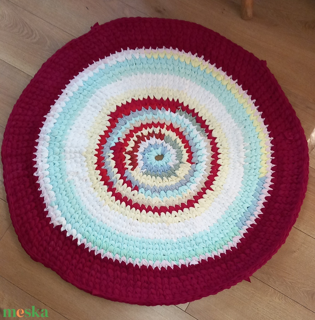 Rag rug Horgolt szőnyeg rongyszőnyeg - otthon & életmód - lakástextil - szőnyeg - horgolt szőnyeg - Meska.hu Rag rug Horgolt szőnyeg rongyszőnyeg - otthon & életmód - lakástextil - szőnyeg - horgolt szőnyeg - Meska.hu