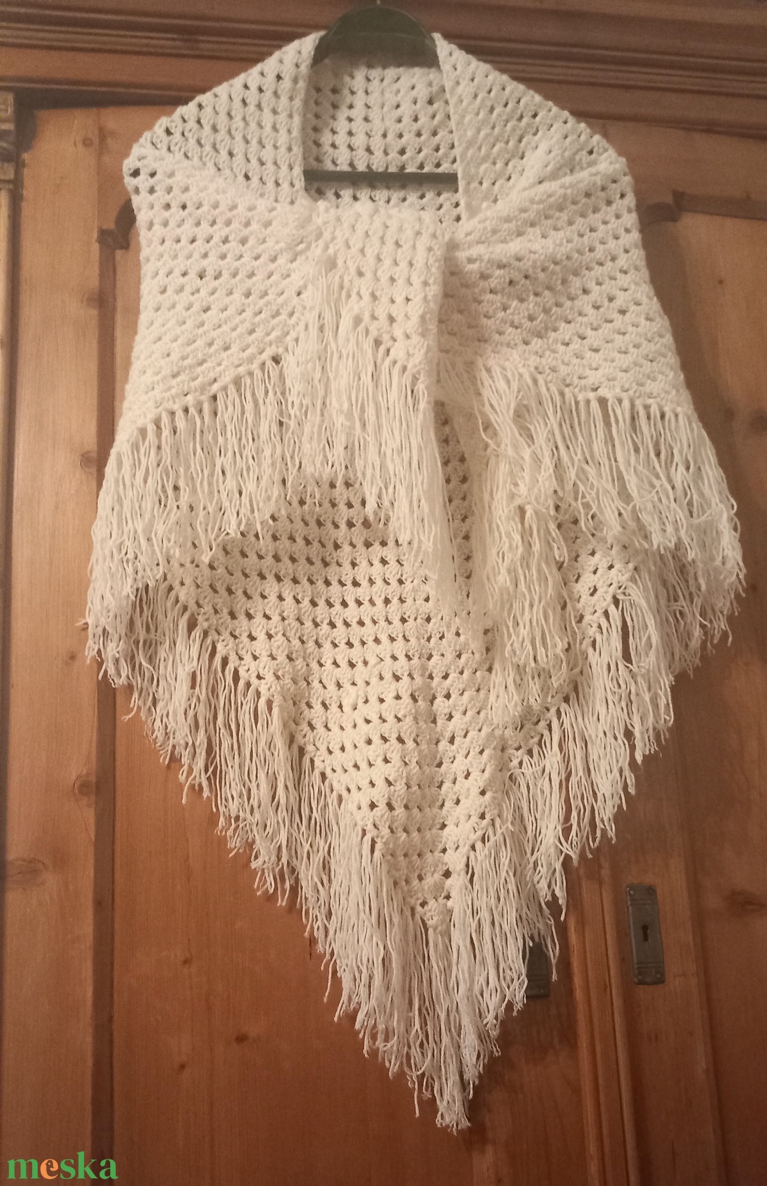 Horgolt vállkendő   - ruha & divat - sál, sapka, kendő - vállkendő - Meska.hu