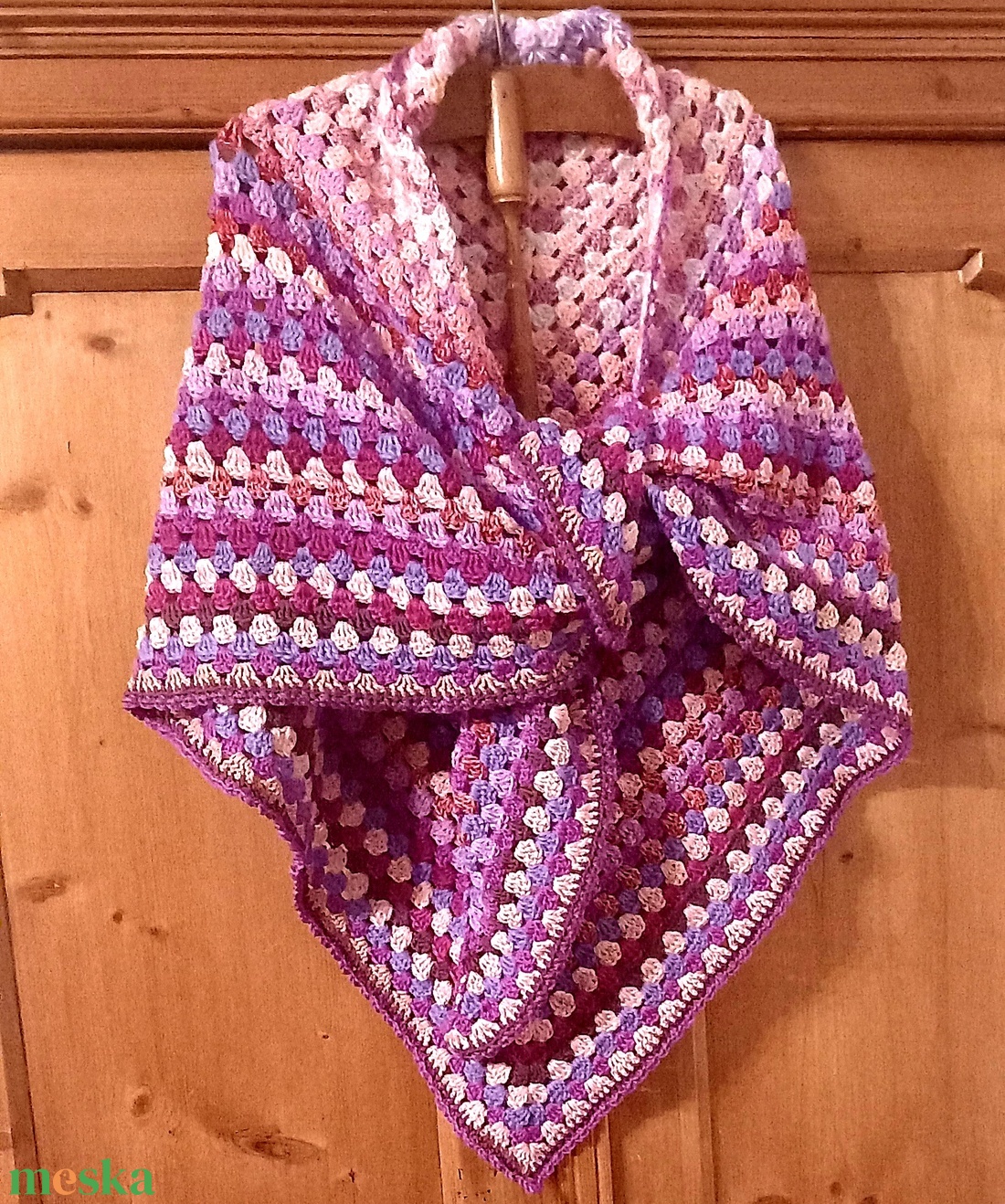 Horgolt vállkendő   - ruha & divat - sál, sapka, kendő - vállkendő - Meska.hu