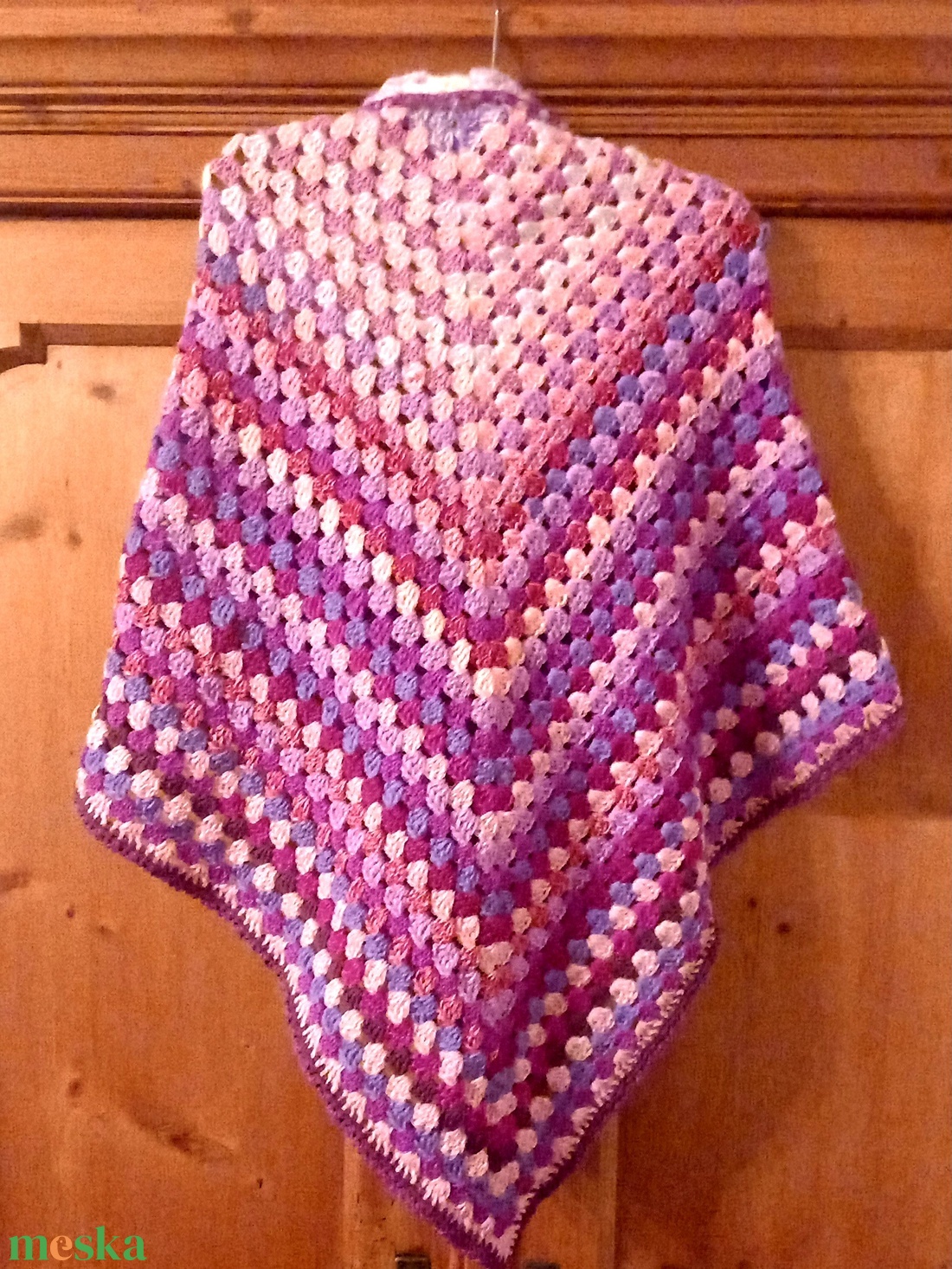 Horgolt vállkendő   - ruha & divat - sál, sapka, kendő - vállkendő - Meska.hu