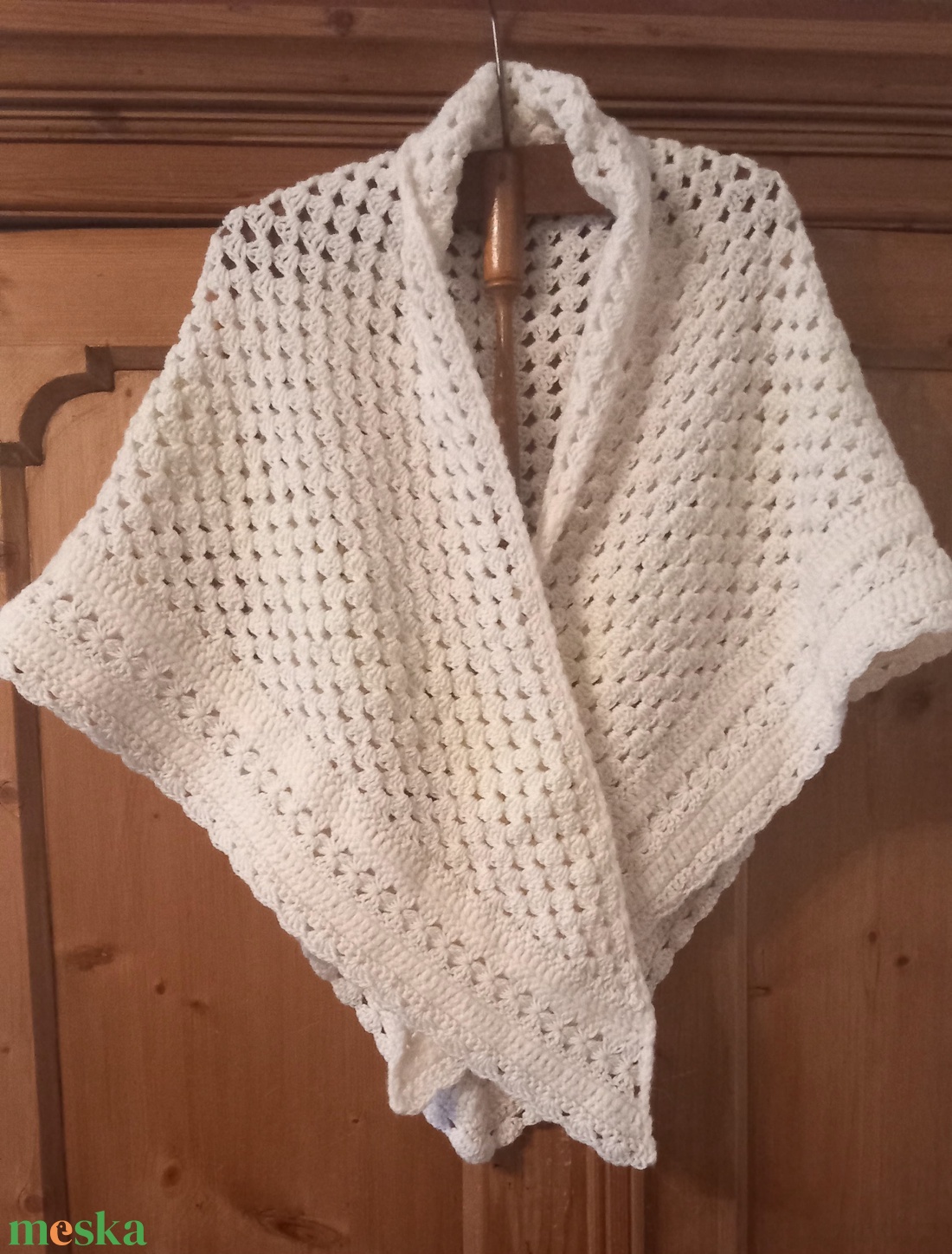 Horgolt vállkendő   - ruha & divat - sál, sapka, kendő - vállkendő - Meska.hu