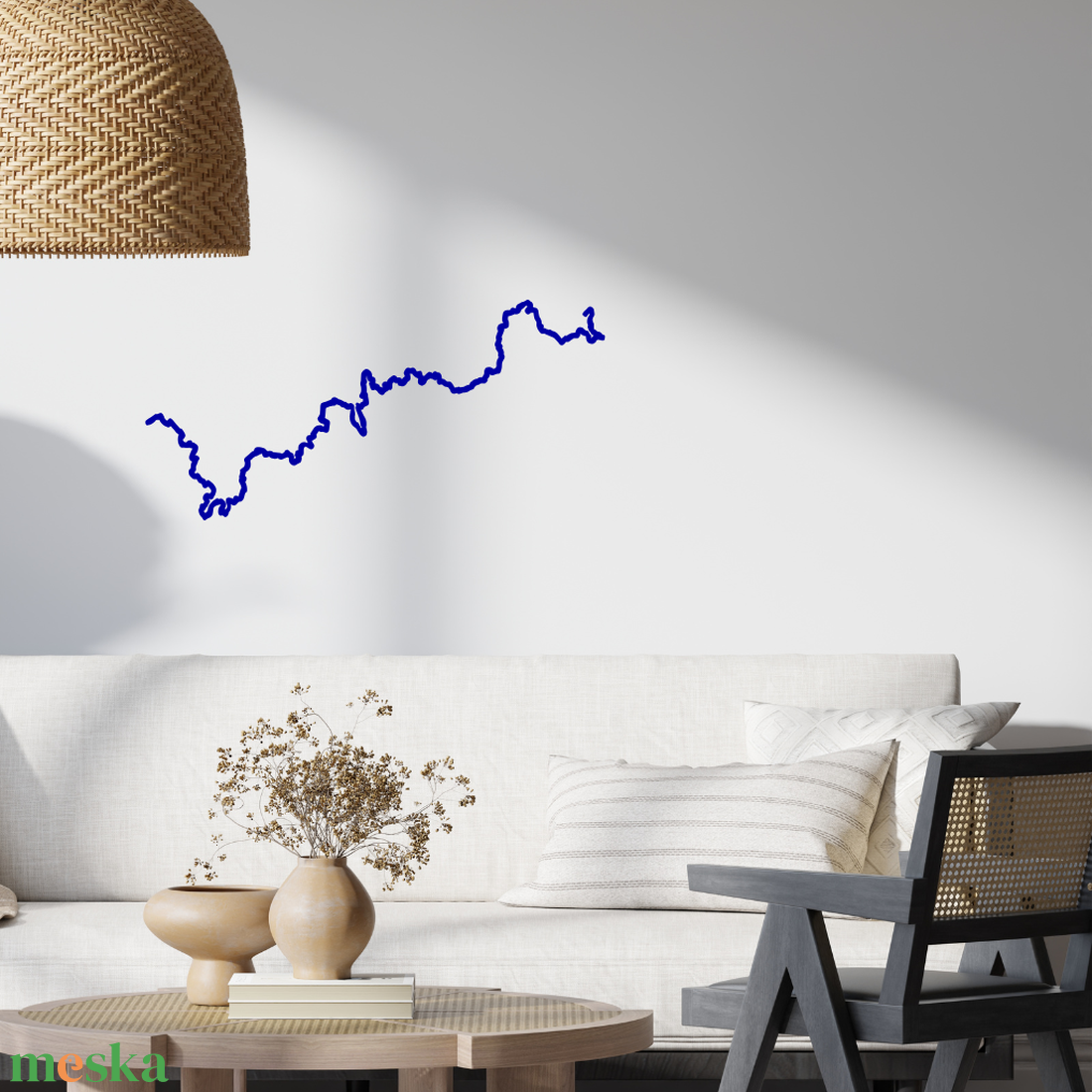  Cityline - Kéktúra városkép, fali dekoráció - otthon & életmód - dekoráció - fali és függő dekoráció - falra akasztható dekor - Meska.hu