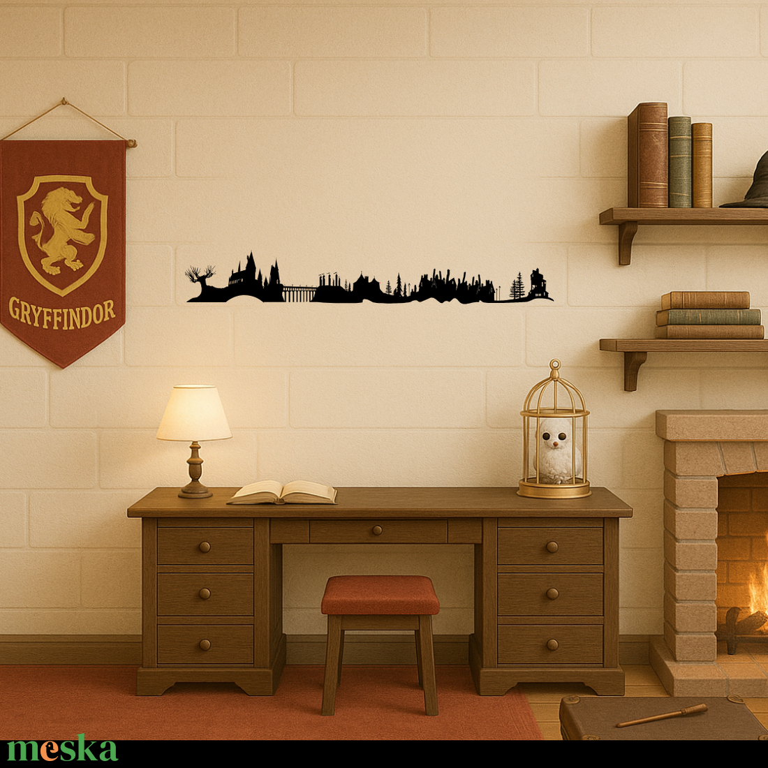  Cityline - Harry Potter városkép, fali dekoráció - Őszi akció kuponkód: OSZI10  - otthon & életmód - dekoráció - fali és függő dekoráció - falra akasztható dekor - Meska.hu